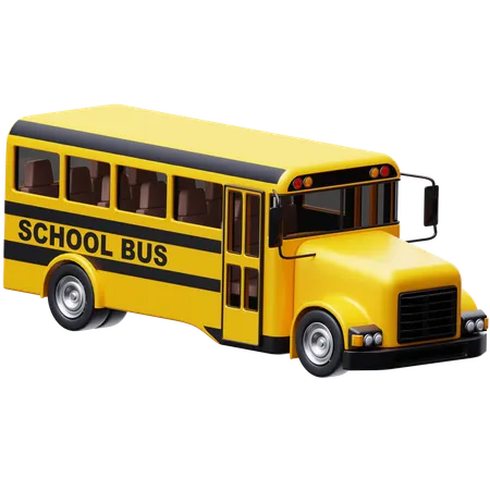 School Bus  3D Icon