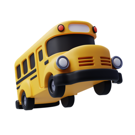 School Bus  3D Icon