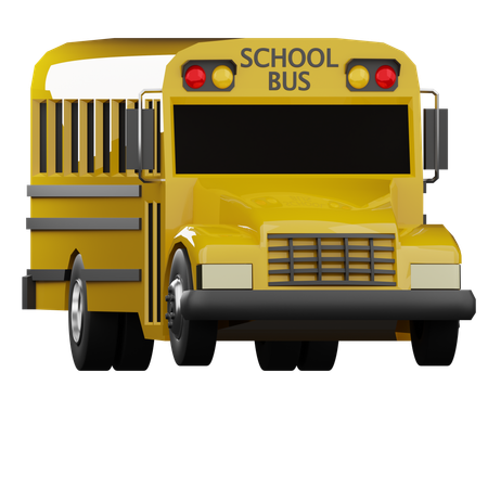 School Bus  3D Icon