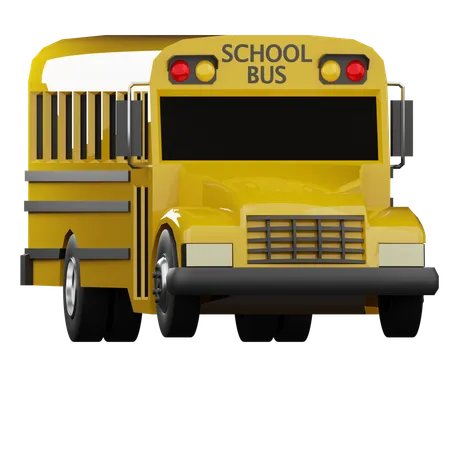 School Bus  3D Icon