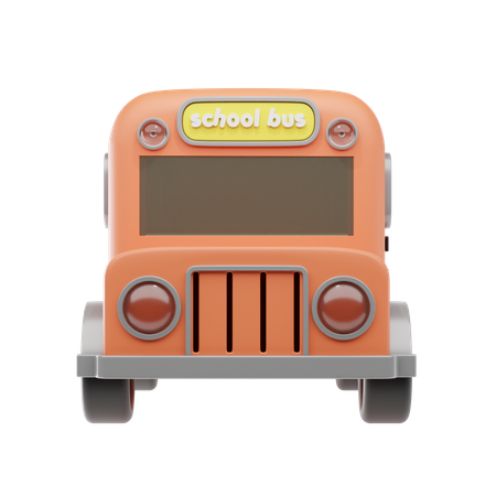 School Bus  3D Icon