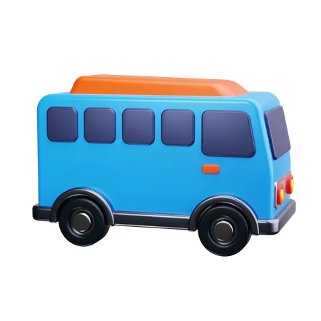 School Bus  3D Icon