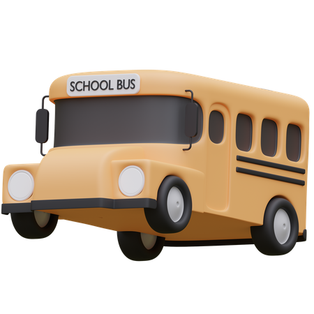 School Bus  3D Icon