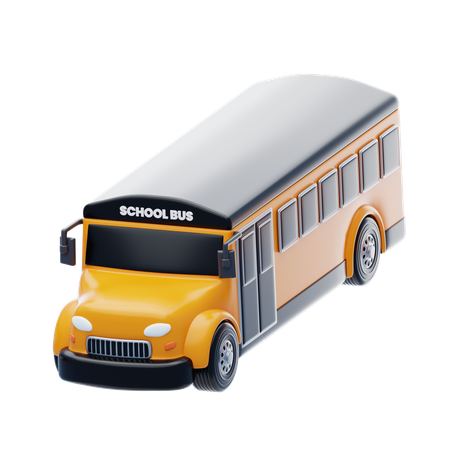 School Bus  3D Icon