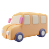 3d school bus logo