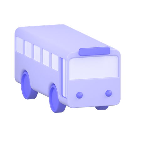 School-bus 3D Illustration