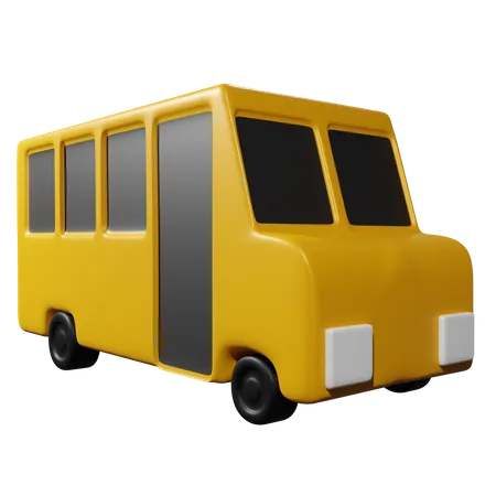 School Bus Download This Item Now 3D Icon