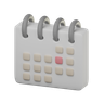 school calendar emoji 3d