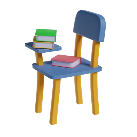 School Chair  3D Icon