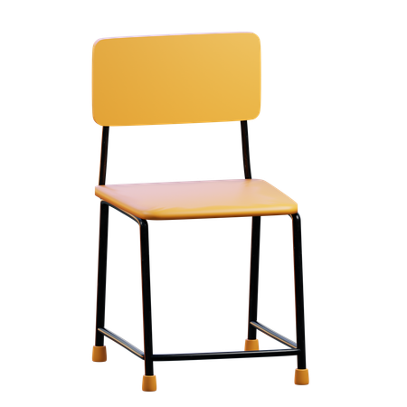 School Chair  3D Icon