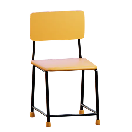 School Chair  3D Icon