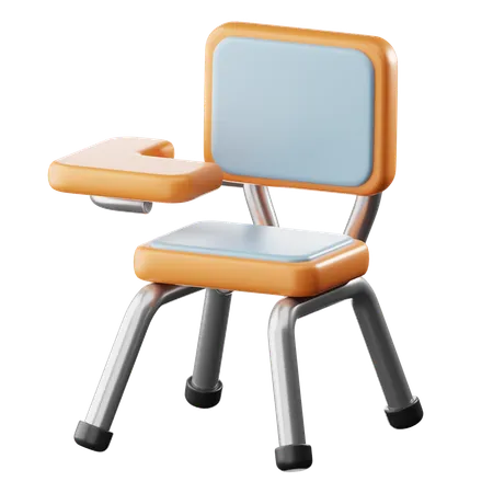 School Chair  3D Icon