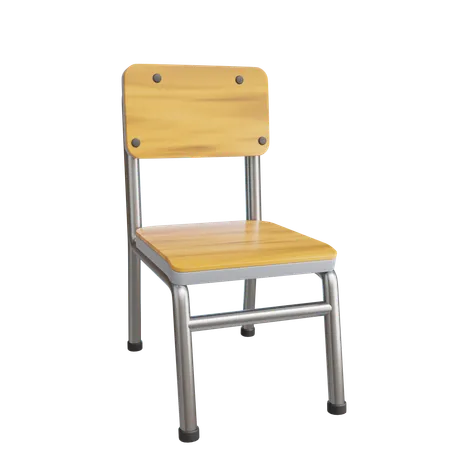 School Chair  3D Icon