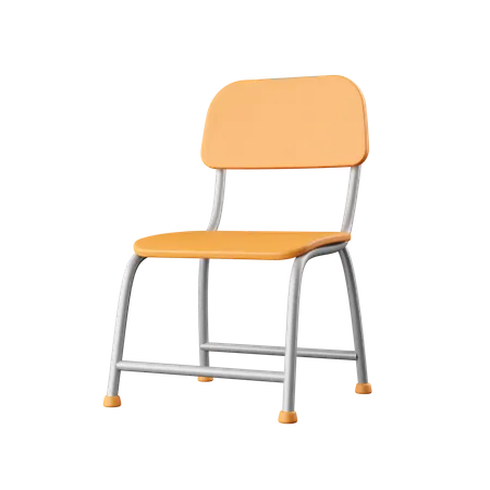 School Chair  3D Icon