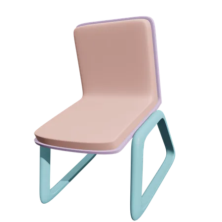 School Chair  3D Icon