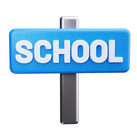 School Crossing  3D Icon