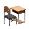 3d school furniture logo