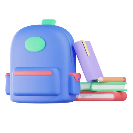 School Equipment  3D Icon