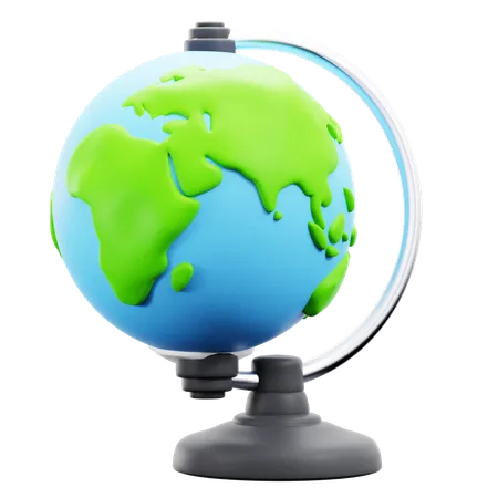 School Earth Globe 3D Icon