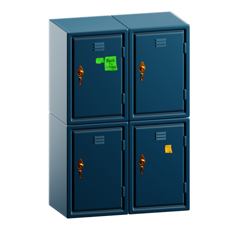 School Locker  3D Icon