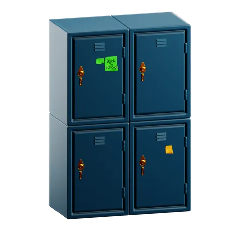 School Locker  3D Icon