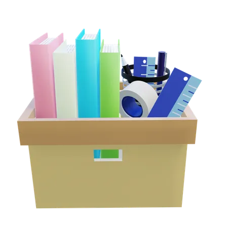 School Material Donation  3D Icon