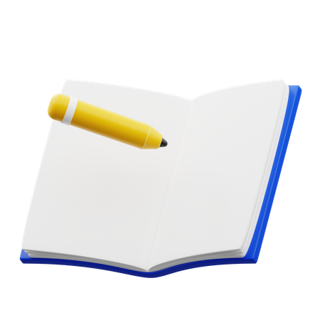 School Notebook  3D Icon