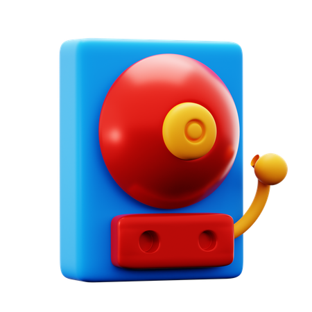 School Ring Bell  3D Icon