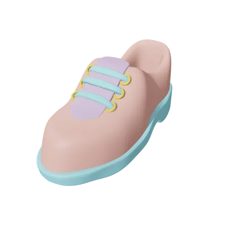 School Shoes  3D Icon