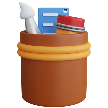 School Stationary 3D Icon