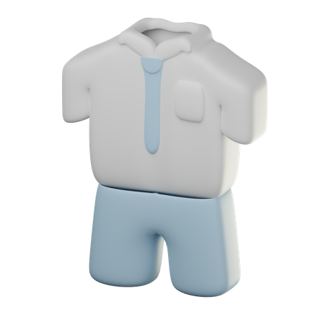 School Uniform  3D Icon