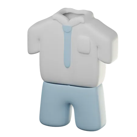 School Uniform  3D Icon