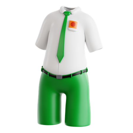 School Uniform  3D Icon