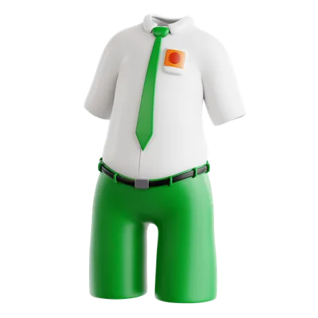 School Uniform  3D Icon