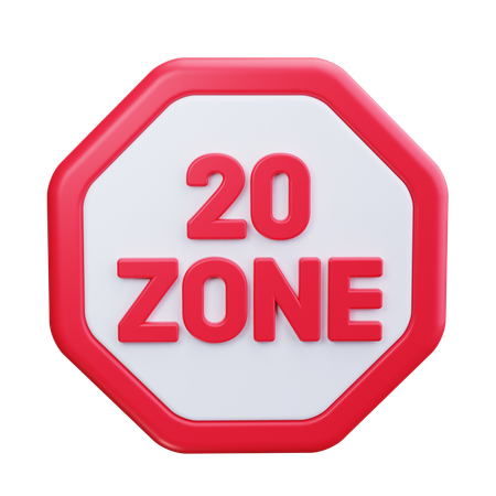 School Zone  3D Icon