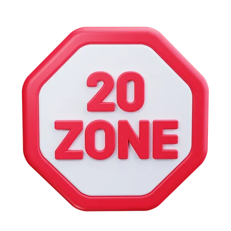 School Zone  3D Icon