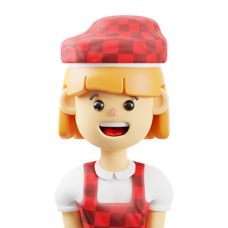 Schottische Frau  3D Icon