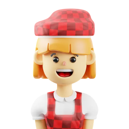 Schottische Frau  3D Icon