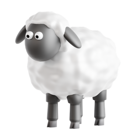 Schottische Schafe  3D Icon