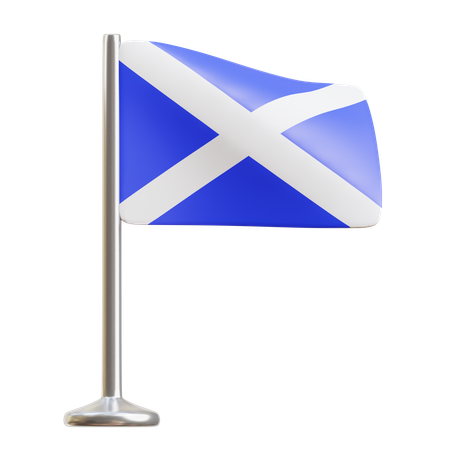 Schottland Flagge  3D Icon