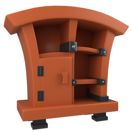 Kleiderschrank  3D Icon