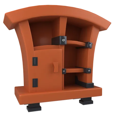 Kleiderschrank  3D Icon