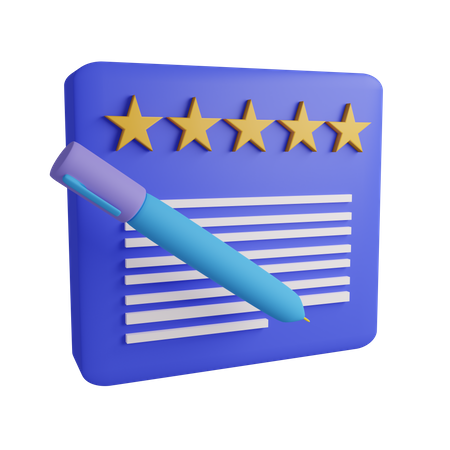 Feedback schreiben  3D Icon