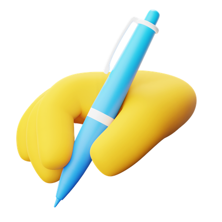 Schreibende Hand  3D Icon