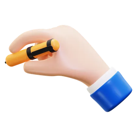 Schreibende Handbewegung  3D Icon