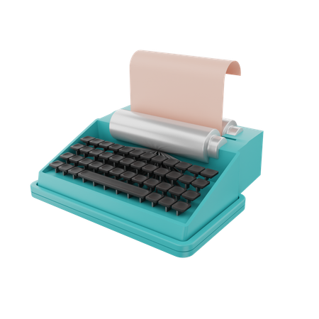 Schreibmaschine  3D Icon