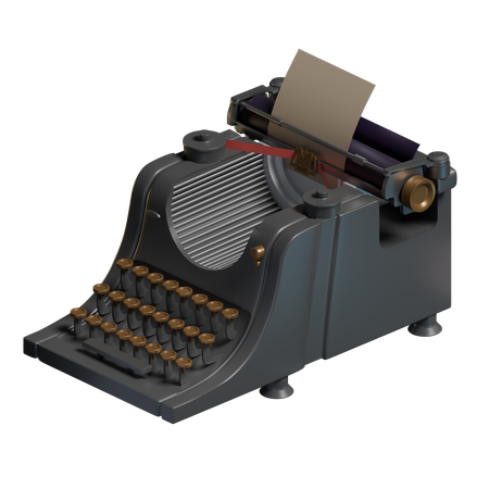 Schreibmaschine  3D Icon