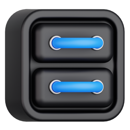 Schublade  3D Icon