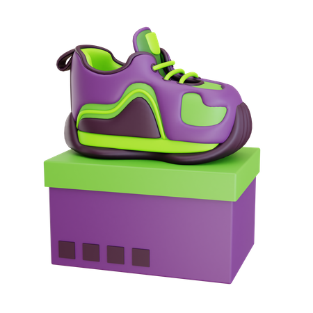Schuhe aus der Kiste  3D Icon