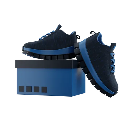 Schuhe aus dem Karton  3D Icon